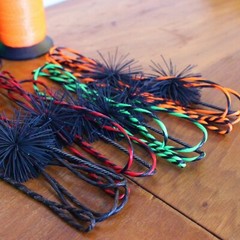 B55 Dacron Flemish Twist Longbow & Recurve Bow String W/ String Silencers