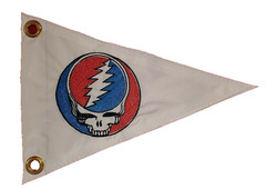 Custom Grateful Dead Stealie Triangle Safety Flag Burgee SAILBOAT KAYAK trike