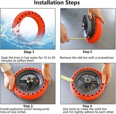High-Performance 9.5×2.5 Solid Tire for NIU KQi3 Series – Maintenance-Free