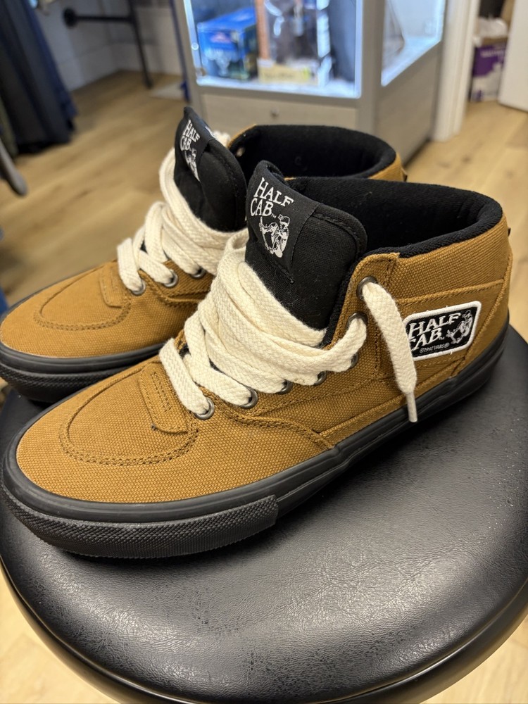 Vans Skate Half Cab Duck Canvas Brown Skates 6.5