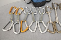 8 Double Climbing Carabiners BLACK DIAMOND CAMP & CHALK BAG