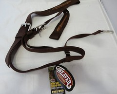 Weaver Leather Nylon Western Back Cinch Complete BROWN Saddle Horse Billets New