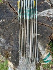 Easton Aluminum arrows 2117 29″ (12) Zwickey