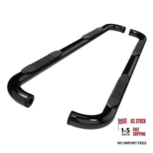 TAC Side Steps fit 2004-2008 Ford F150 Super Cab Pickup Truck 3″ Black Side