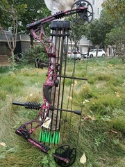 Compound Bow Hunting Kit 35-70LBS Adjustable 16-30″ Draw Length Hunting Target