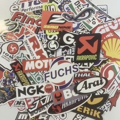 100 Mixed Random Stickers Motocross Motorcycle Car ATV Racing Bike Helmet Decal
