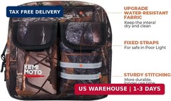 KEMIMOTO ATV Tank Bag Water-resistant Cooler All Terrain Vehicles Accessories Mo