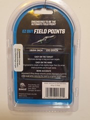 EZ Out Field Points – 12 Pack (19/64″, 100 Grain) 19/64″, Multi NEW