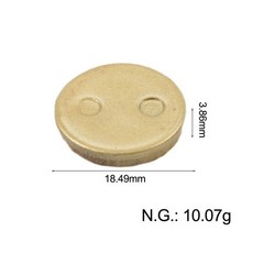 Mtal Brak Pads for lctric Biks Compatibl with Popular Bike Models