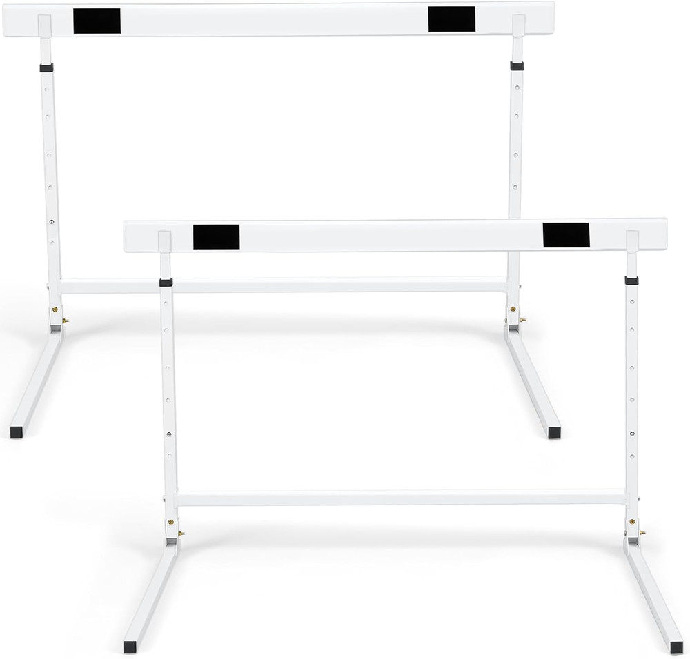 Adjustable Height Hurdles from 27 to 42 Inch Foldable Track and Field Equipment