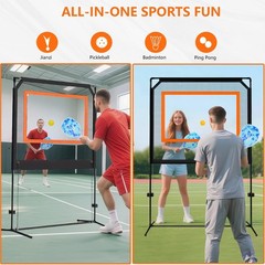 Paddle Game Set w/ Net Backyard Fun 7FT 6″ Adjustable Net