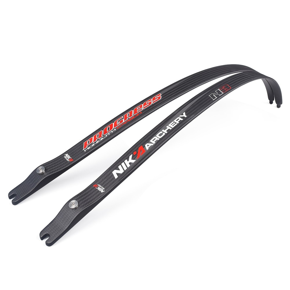 NIKA ARCHERY N3 Progress Series Carbon Fiber Limb Recurve Bow Limbs 68″ 70″ @25H