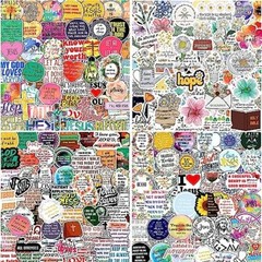 220 Pcs Inspirational Christian Bible Verse Stickers Jesus Faith Decals