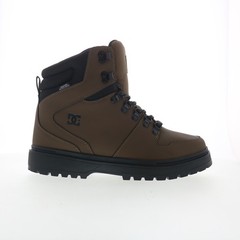 DC Peary TR ADYB700045-DCC Mens Brown Leather Skate Inspired Sneakers Shoes