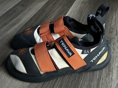 Tenaya RA Climbing Shoes Womens Sz 7 Black & Orange Made In Spain