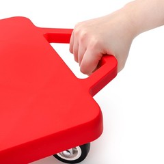 Avla 4 Pack Sports Scooter Board Handles Plastic Casters Floor Scooters For