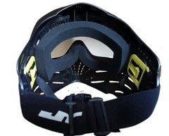 JT Black Premise Paintball Mask With Clear Goggles. One Size Fits All