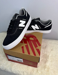 New Balance Numeric Jamie Foy 306 Black/White Skate Shoes US 8.5 (D)