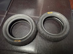 Pair of PMT E-Fire 10×3 Electric Scooter Tires Black Made in Italy