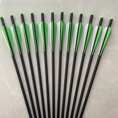 20 inch Archery Hunting Carbon Crossbow Bolts Half Moon Nock OD 8.8mm Arrows