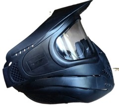 JT Black Premise Paintball Mask With Clear Goggles. One Size Fits All
