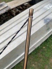 Excellent MARTIN ML 10 Long Bow Custom wrapped Handle 60# at 28″ length 68″
