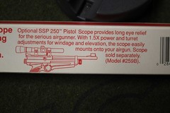Vintage Crosman SSP 250 .22 cal barrel air pistol