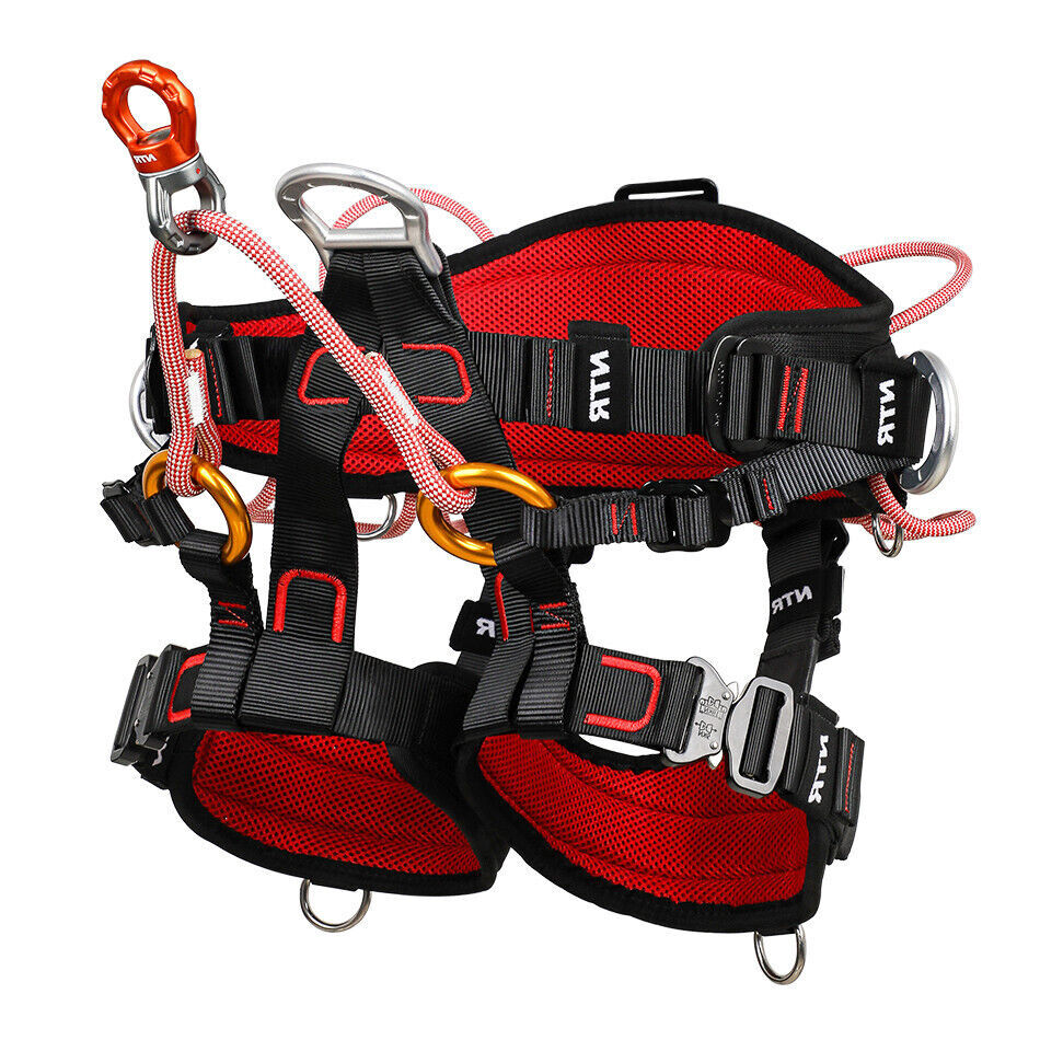 Tree Climbing Half Body Harness Arborist Saddle Fall Protection Equipment