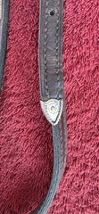 Vintage SIMCO Rope Edge Alpaca Silver Bars Small Cob Pony Show Headstall Bridle
