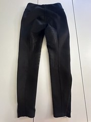 Kid’s Montar Full Seat Breeches Size 140 9-10 Years Black Equestrian Riding