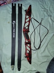 Cajun Fish Stick Recurve Bow 45lbs Draw Weight 56in Aluminum Alloy Bowfishing