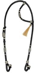 Western One Single Ear Headstall Rawhide Hand Braided Bridle Horse Tack Futurity