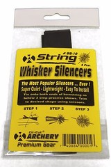 60″ BLACK HUNTER BOW String KIT – 4 SILENCERS – WAX – REST & NOCK POINT 14ST-57″
