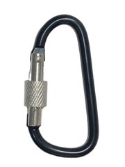 3″ LOCKING D-CLIP HOOKS utility aluminum Carabiner FOR camping/hiking/climbing