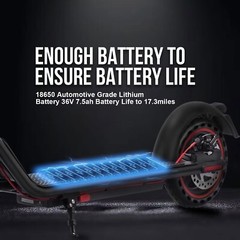 LADPED 350W 8.5INCH Electric Scooter 31KM/H 10.5AH LONG RANGE 30KM E-Scooter