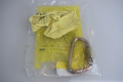 GEMTOR 5105-1 Steel Carabiner 3/4 Inch Z359-12 New / Sealed