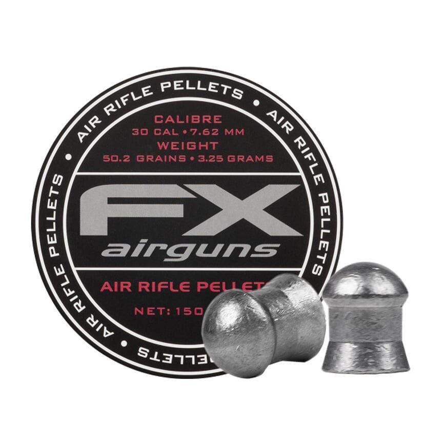 FX Airguns .30,50.15 gr, Domed-150 Ct