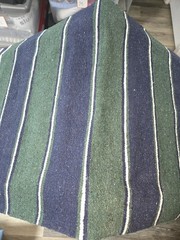Blue and Green Cotton Blend Horse Saddle Blanket 60×30