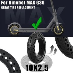 60/70-6.5 Scooter Tire Tubeless: 10×2.50 Solid Tire Replacement for Hover 1 A…