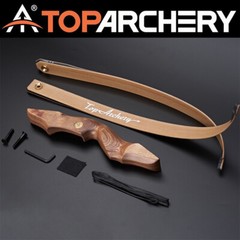 60» Takedown Recurve Bow Arrows Wood Riser Archery Hunting BowTarget Shooting