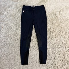 Women’s Size 28R Navy Tailored Sportsman Knee Patch Horseback Riding Breeches