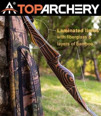 20-70lb Handmade Archery Wooden Longbow Traditional Bow Hunting Laminated Limbs