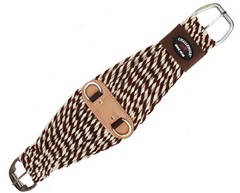 Horse Western 27 Strand Double Weave Two-Tone Mohair Blend Roper Cinch 97RT05