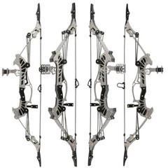 16lbs Shooting Mini Compound Bow Arrow Set 16″ Archery Toy Gift Game Target Hunt