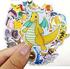 Cartoon Anime Stickers Kawaii for Kids Teen Scrapbook Laptop 100 Pc Waterproof