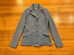For Horses Yakie Show Jacket, Steel Blue/Sky Blue, Size S