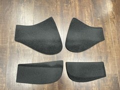 LeMieux ProSorb Shim Pad Inserts Set of 4 Black SaddlePad Shims Horse Equestrian