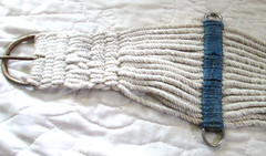28″ WHITE CONTOURED ROPE ROPER WESTERN CINCH