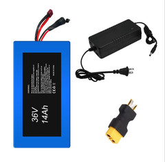 36V 14Ah Lithium ion Battery Pack for 350W 500W 750W 1000W Electric Motor 10s5p