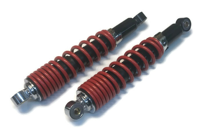 (2) 12″ Length 10mm ID Adjustable Shock / Spring Go Kart Cart Minibike Mini Bike